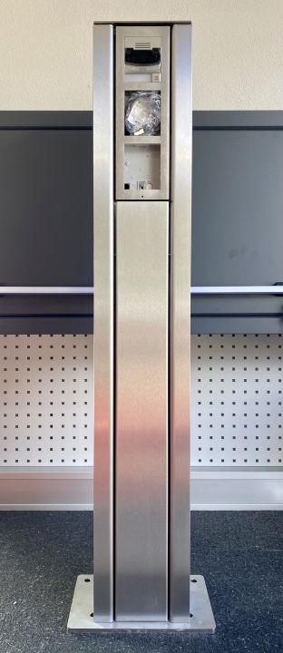 2N Zubehör Verso Edelstahl VA Stele PKW Bedienhöhe 2N Zubehör Verso Edelstahl VA Stele PKW Bedienhöhe