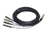 HPE Networking Comware X240 40G QSFP+ to 4x10G SFP+ 3m Direct Attach Copper Splitter Cable