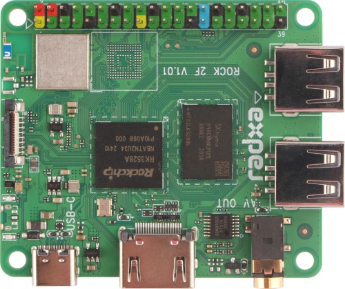 Radxa Rock 2F - 4GB/32GB, RK3528A, RS111-D4E32 Radxa Rock 2F - 4GB/32GB, RK3528A, RS111-D4E32