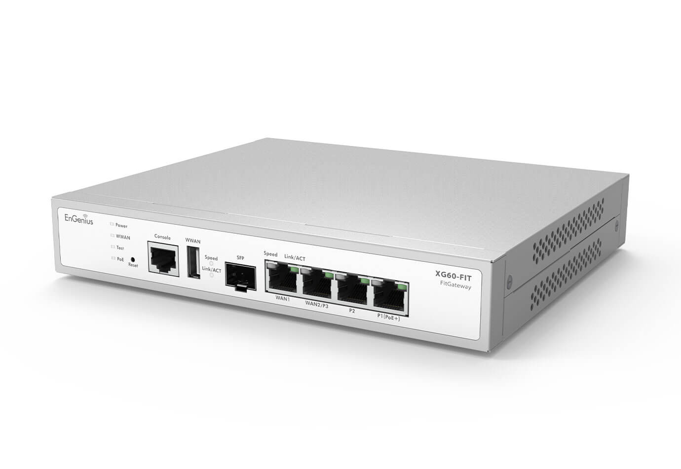 EnGenius-FIT VPN Router • 4x 1GbE • 1x SFP • 1x PoE at • XG60-FIT • FitXpress