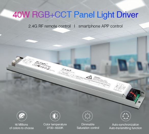 Synergy 21 LED Controller 40 Watt Panel Light Driver RGB-WW (RGB-CCT) *Milight/Miboxer* Synergy 21 LED Controller 40 Watt Panel Light Driver RGB-WW (RGB-CCT) *Milight/Miboxer*