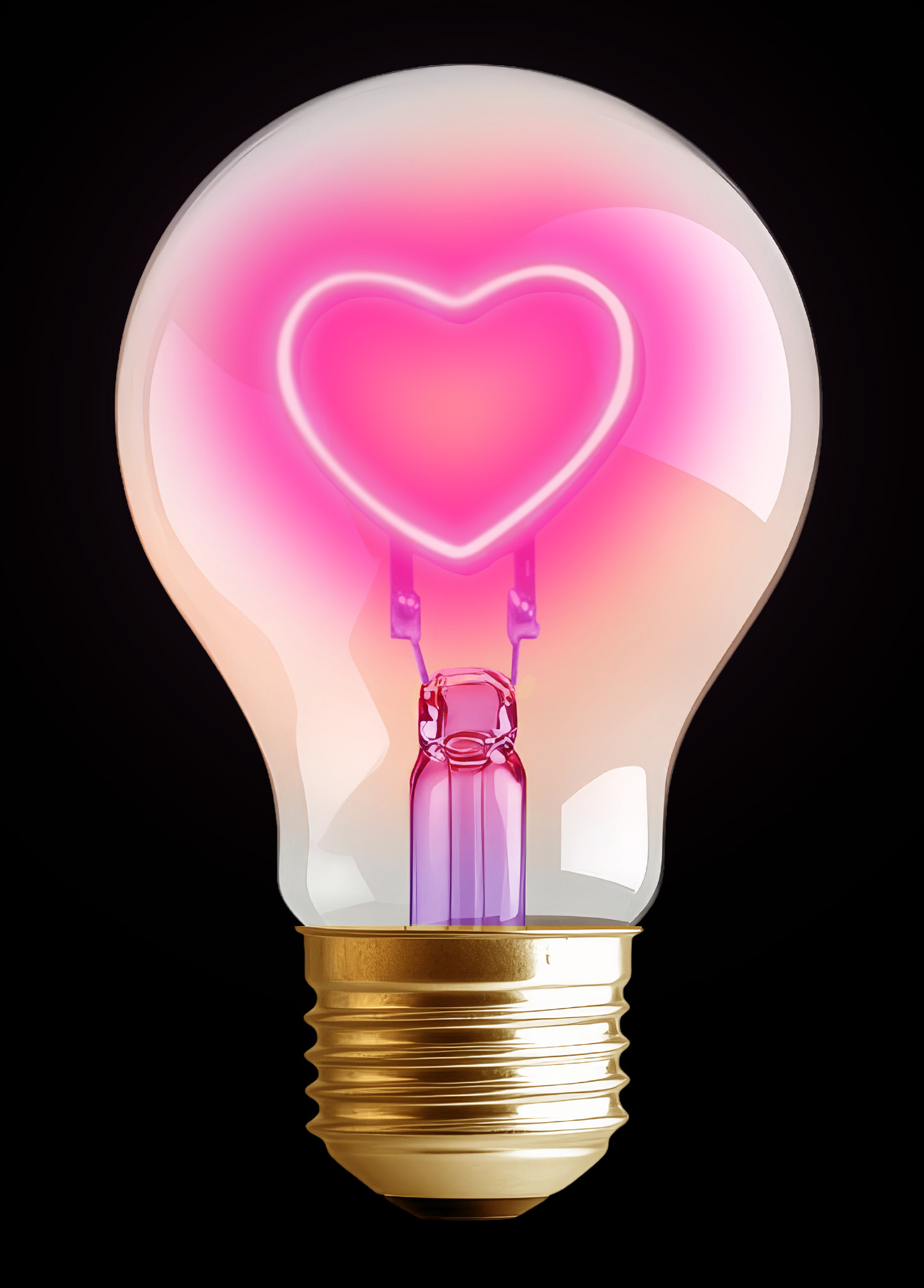 Synergy 21 LED Retrofit Deco Bulb A68-Heart rechargeable