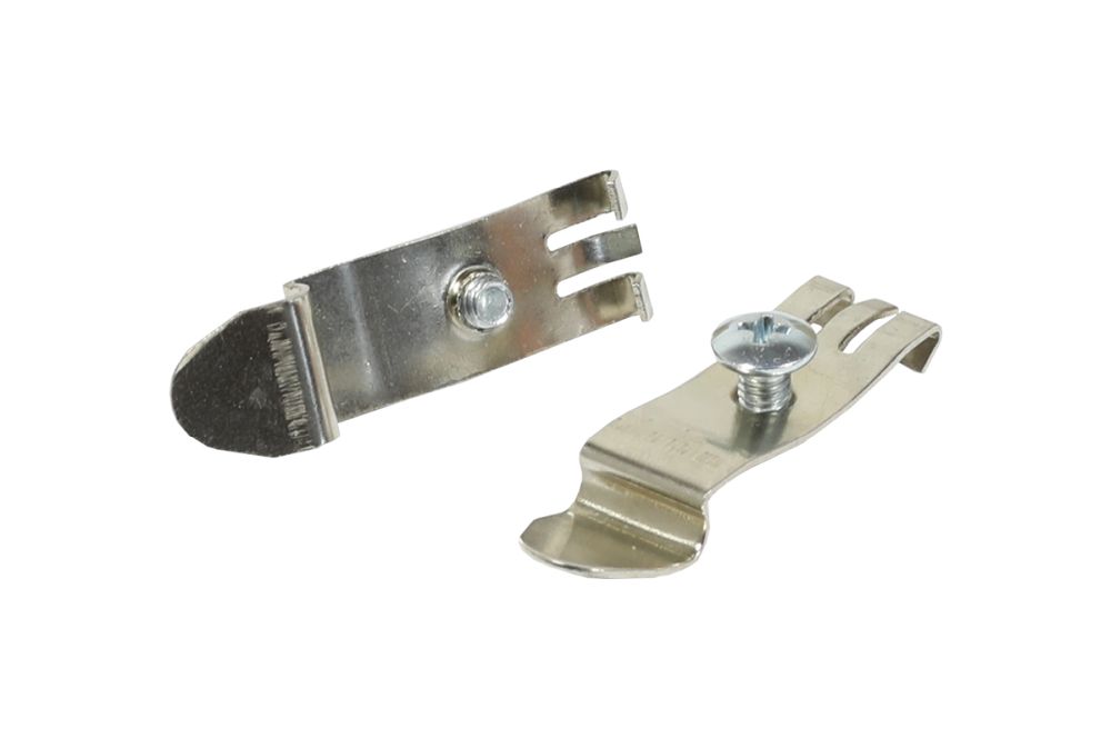 Keystone, zbh.DIN Rail/Hutschiene Metall Klemme universal, Schraubbar, 1Paar, Synergy 21 Keystone, zbh.DIN Rail/Hutschiene Metall Klemme universal, Schraubbar, 1Paar, Synergy 21