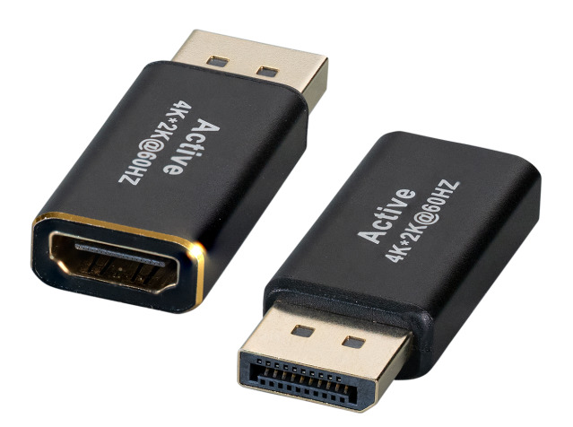 EFB Elektronik EB484-4K60 cable gender changer DisplayPort HDMI Black
