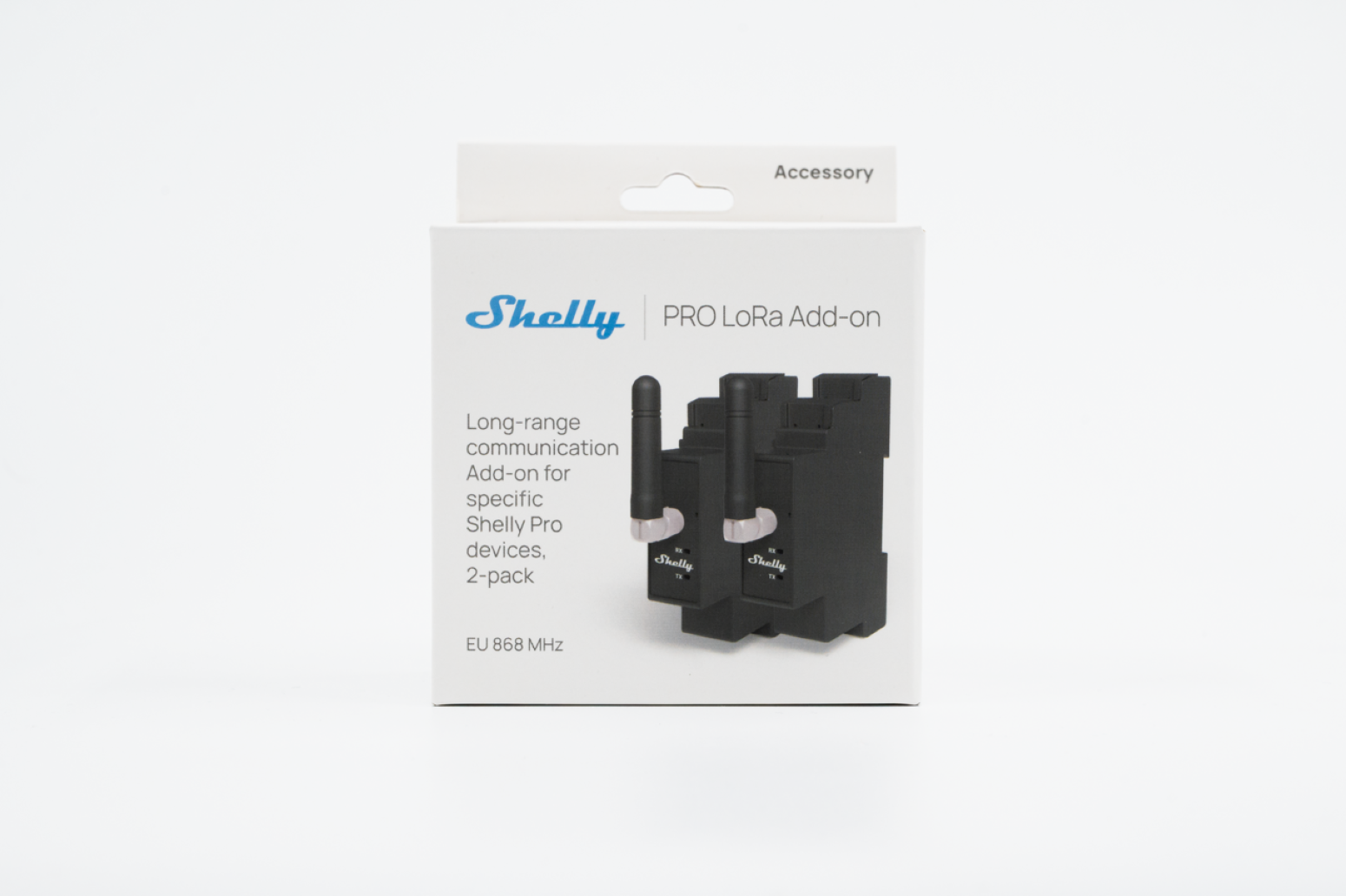 Shelly · Hutschiene Zubehör · "Pro LoRa Add-on"