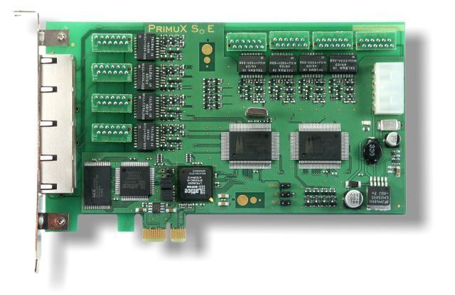 Gerdes PrimuX 4S0 PCI-Express Server Controller Gerdes PrimuX 4S0 PCI-Express Server Controller