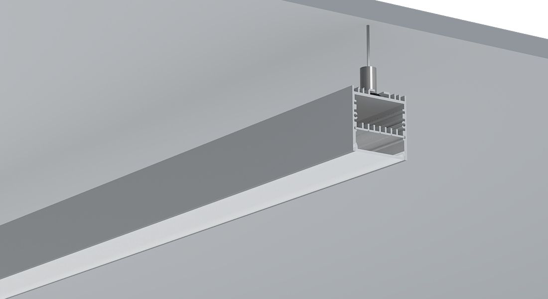 Synergy 21 LED U-Profil 200cm, ALU3535 weiß