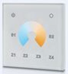 Synergy 21 LED Serie EOS 05 Wanddimmer Dual White (CCT) Touch 4 Zonen