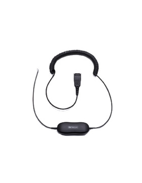 Jabra Kabel QD -> RJ10 GN 1200 Smart Cord gewendelt Jabra Kabel QD -> RJ10 GN 1200 Smart Cord gewendelt