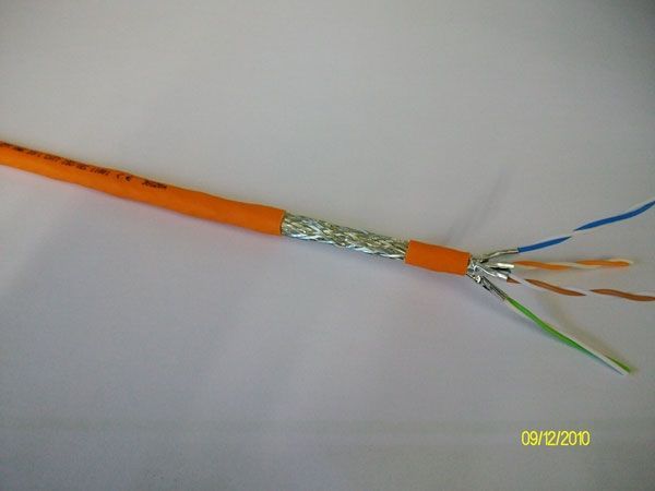 Voka 1000MHz Kabel CAT7 Halo S-STP(S/FTP) SLAN   500m Trommel,  Orange, Cca,