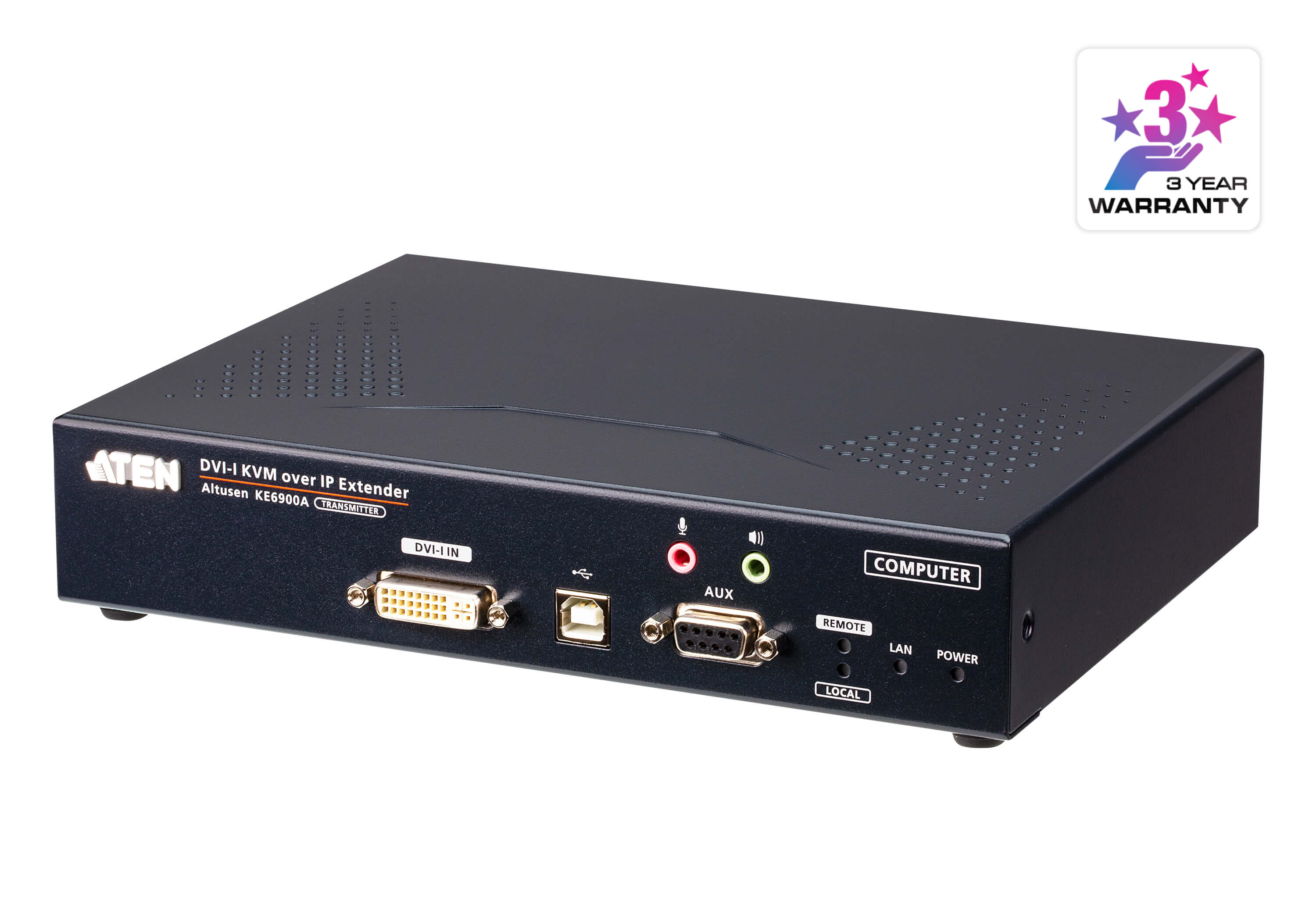 Aten KVM-Extender, over IP, nur Sender, DVI, ( Transmitter only) Aten KVM-Extender, over IP, nur Sender, DVI, ( Transmitter only)