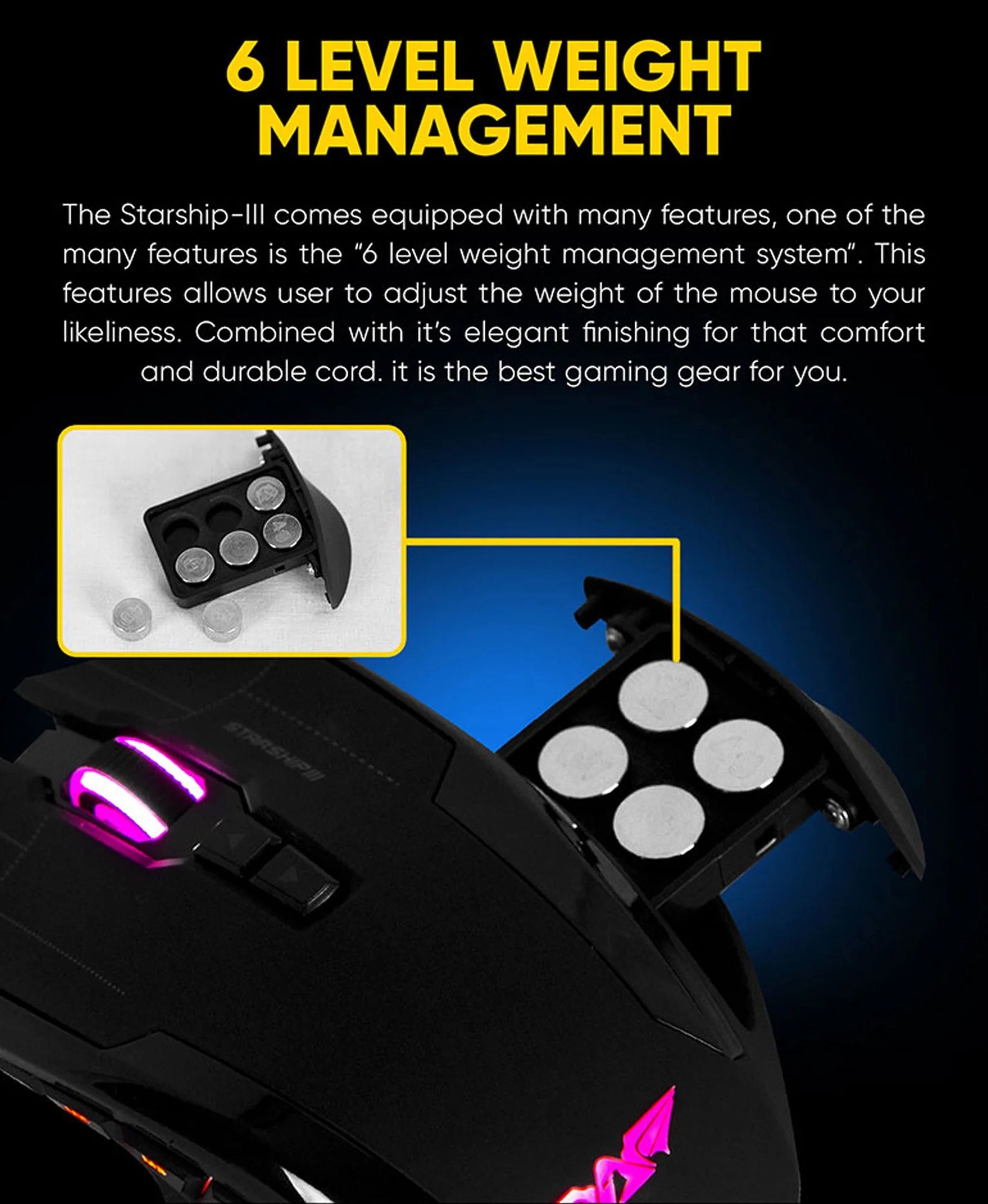 Armaggeddon Starship-III S.Soviets Macroable Gaming Mouse