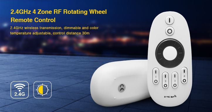 Synergy 21 LED Remote Control Single Colour 4 ZonesMilight/Miboxer - Remote Control