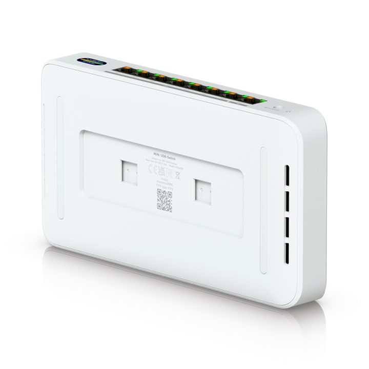 Ubiquiti Wireless Device Bridge Switch • BE10000 • 2x2 • Indoor • 1x 10 GbE • 7x 2.5 GbE • 8x PoE+ • UniFi • UDB-Switch