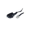 Kabel TK TAE-Verbindungskabel  3 m, TAE-F/RJ11, schwarz, Kabel TK TAE-Verbindungskabel  3 m, TAE-F/RJ11, schwarz,