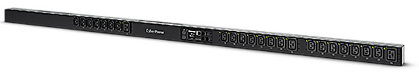 CyberPower PDU, Switched MBO, 230V/16A, 0HE, 21xC13/3xC19, Ausgang IEC 60309 16A Blau, 1phasig, CyberPower PDU, Switched MBO, 230V/16A, 0HE, 21xC13/3xC19, Ausgang IEC 60309 16A Blau, 1phasig,