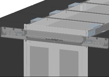 Vertiv(KnüRr) SmartAisle™ SchiebetüR,Zbh. Mechanische SchließUng - RAL 7021