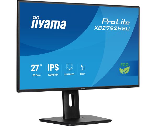 iiyama ProLite XB2792HSU-B1 computer monitor 68.6 cm (27") 1920 x 1080 pixels Full HD LED Black