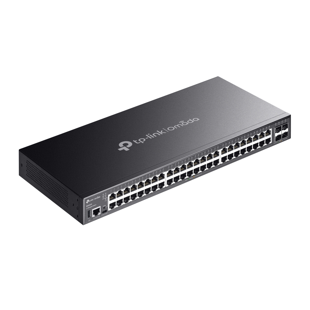 Omada by tp-link Switch full managed Layer3 • 48 Ports • 48x 1GbE, 4x SFP+ •  Omada •  SG5452X