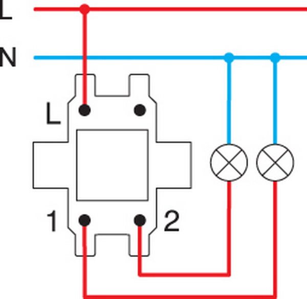 TEM Serie  Ekonomik SWITCH 2GANG-1WAY10AX 250V~