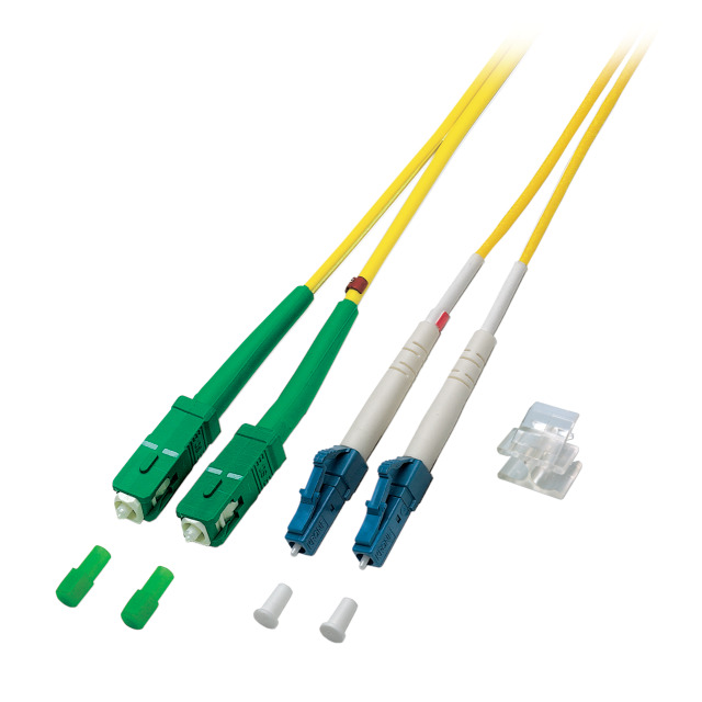 EFB Elektronik O0362.10 InfiniBand/fibre optic cable 10 m SC LC Yellow