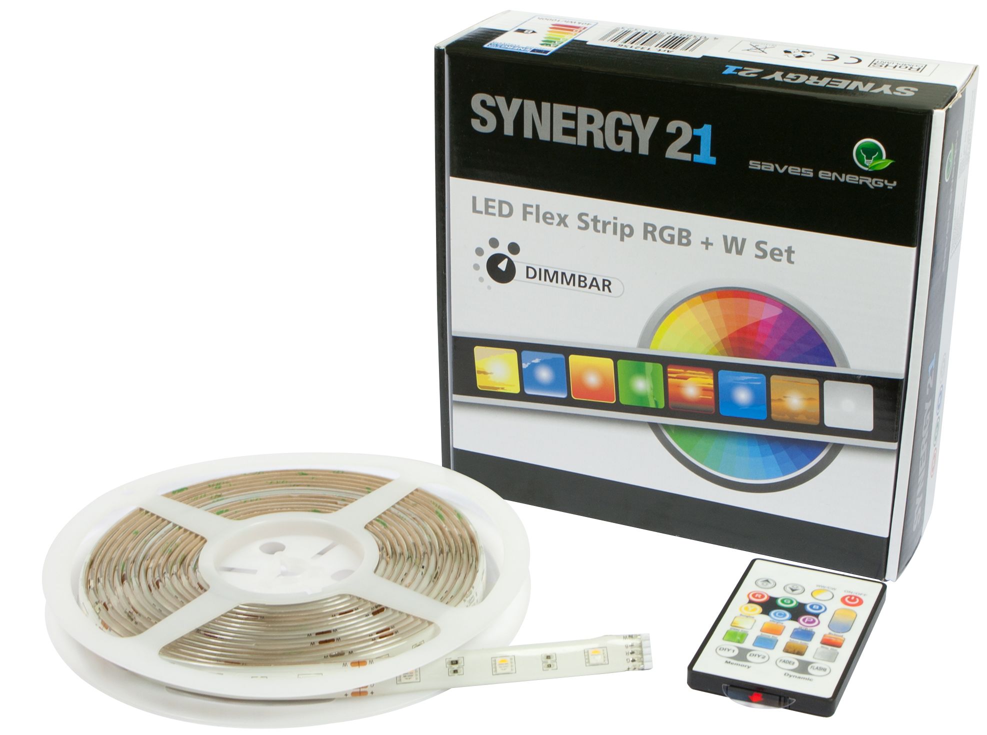 Synergy 21 LED Flex Strip 5050 -   30 RGB-W DC12V KOMPLETT Set V2 Synergy 21 LED Flex Strip 5050 -   30 RGB-W DC12V KOMPLETT Set V2