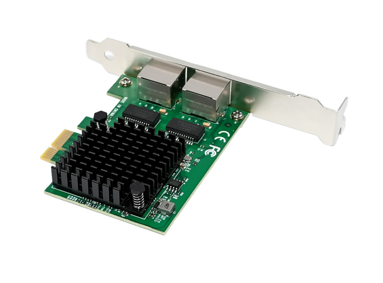 ALLNET PCIe 2.5G X4 Dual Port 2.5 Gigabit Server Adapter- Copper RJ45 - ALL0144v2-2-2.5G-TX