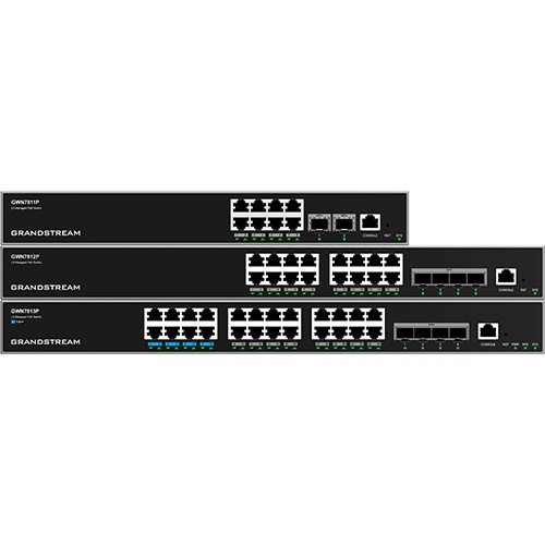 Grandstream Networks GWN7811P network switch Managed L3 Gigabit Ethernet (10/100/1000) Power over Ethernet (PoE) Grey