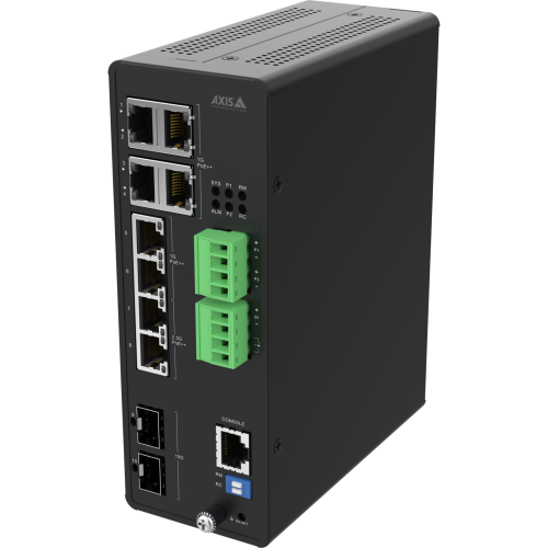 Axis 02621-001 network switch Managed 10G Ethernet (100/1000/10000) Power over Ethernet (PoE) Black