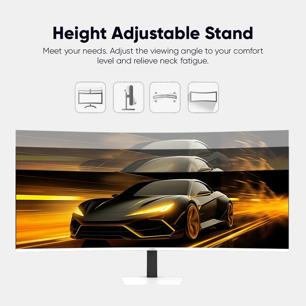 Armaggeddon Pixxel+ PXP 49 PRO Gaming Monitor (White)