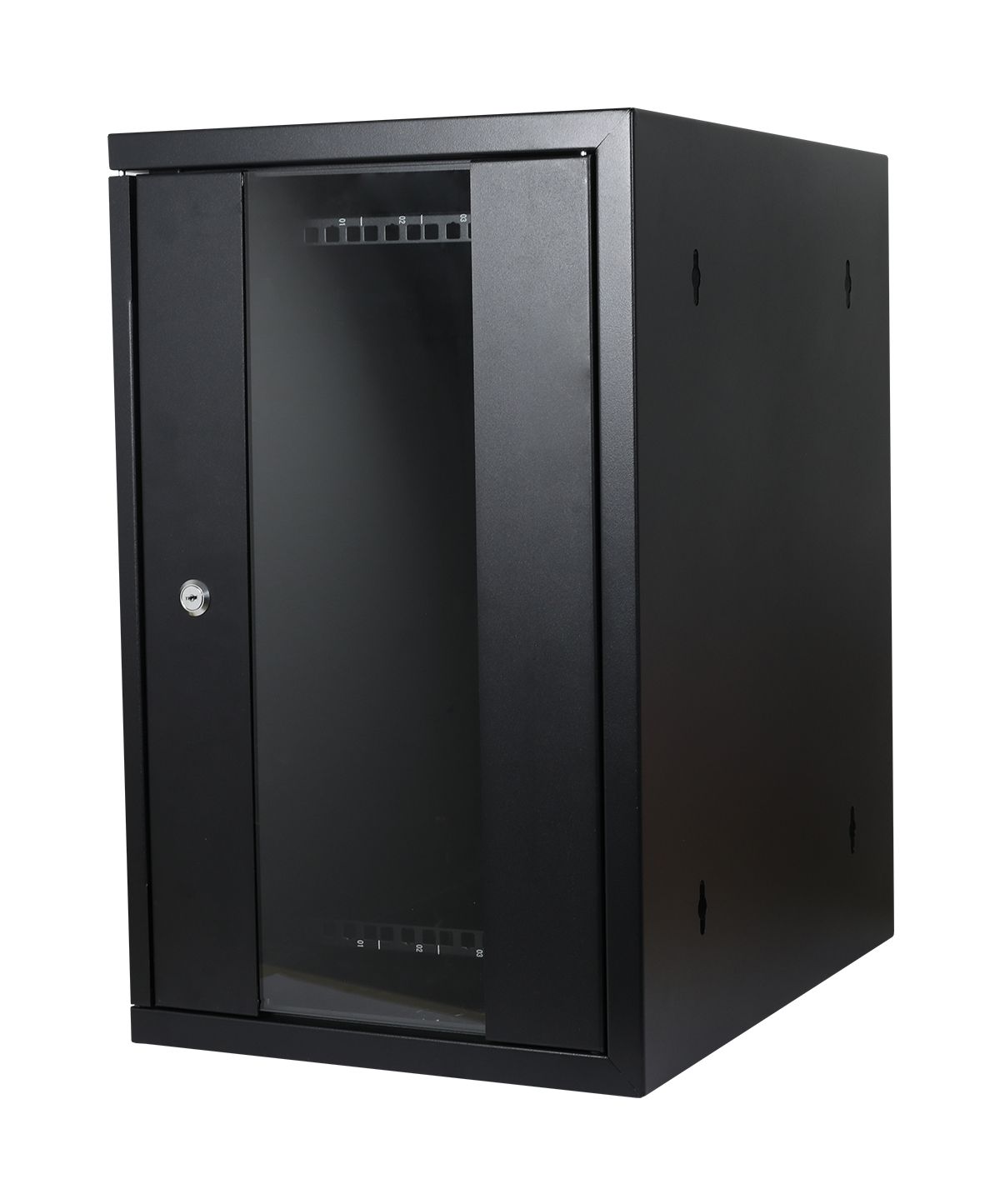 ALLNET 19"Wandgehäuse,  5HE, Vertikal, T370, Schwarz, SMH-Serie,