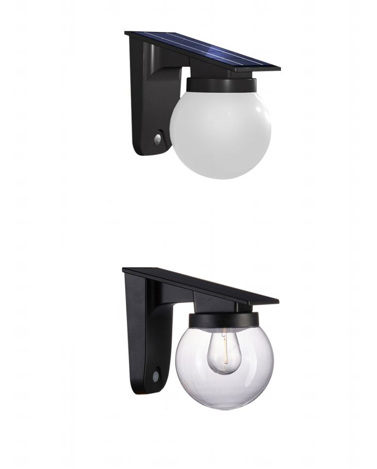 Synergy 21 LED Wand Battery Solar Lampe - Ball Milky