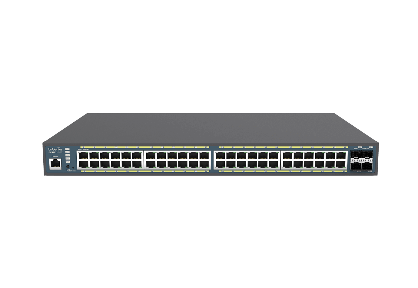 EnGenius Switch 48-port GbE PoE.af/at(+) 410W 4xSFP L2 19i