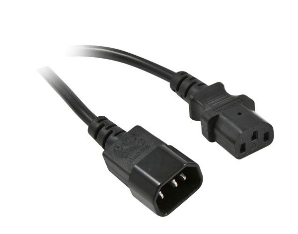 Netzkabel 230V Kaltgeräte IEC-C13(Buchse)/Kaltgeräte IEC-C14(Stecker), 3m, Synergy 21, Netzkabel 230V Kaltgeräte IEC-C13(Buchse)/Kaltgeräte IEC-C14(Stecker), 3m, Synergy 21,