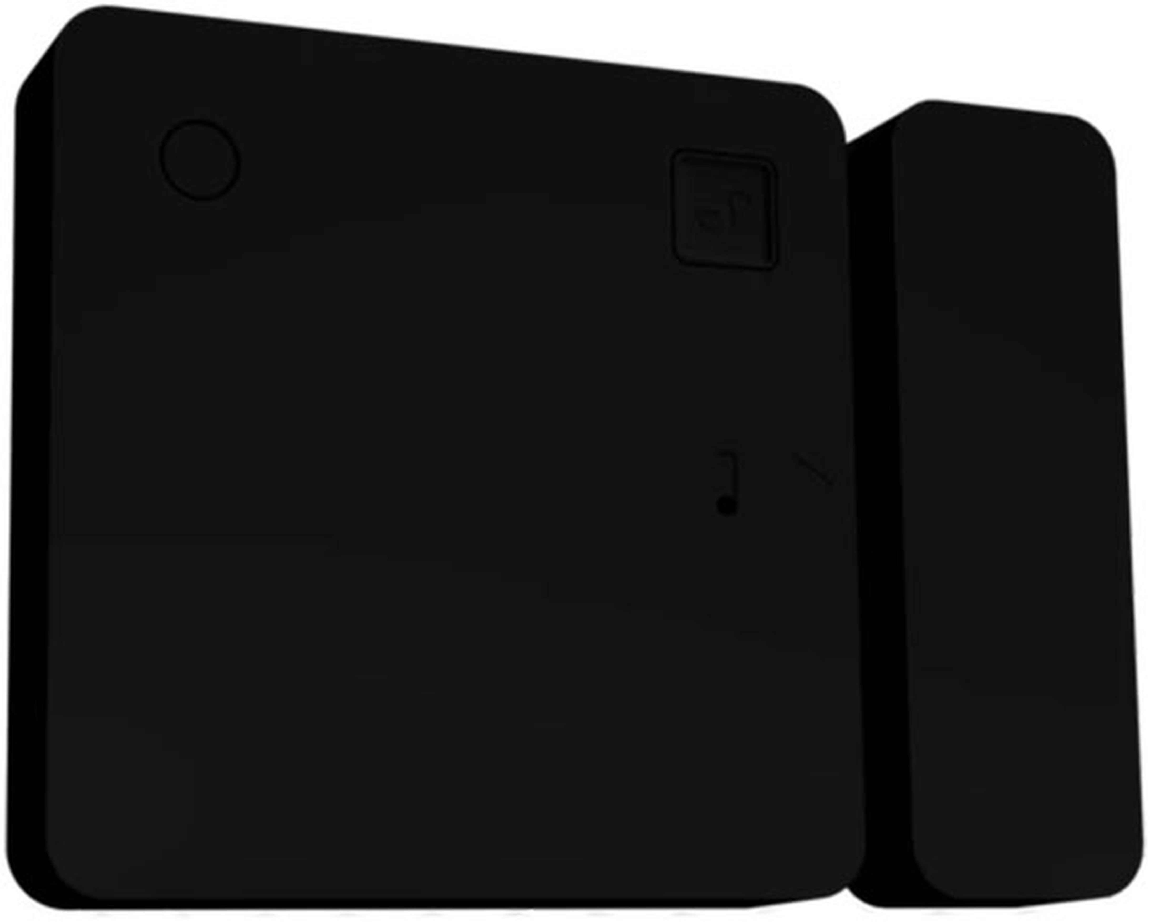 Shelly · Plug & Play · "Blu ZB Door Window Black" · Tür- & Fensterkontakt · Bluetooth · Zigbee · Batterie · Schwarz