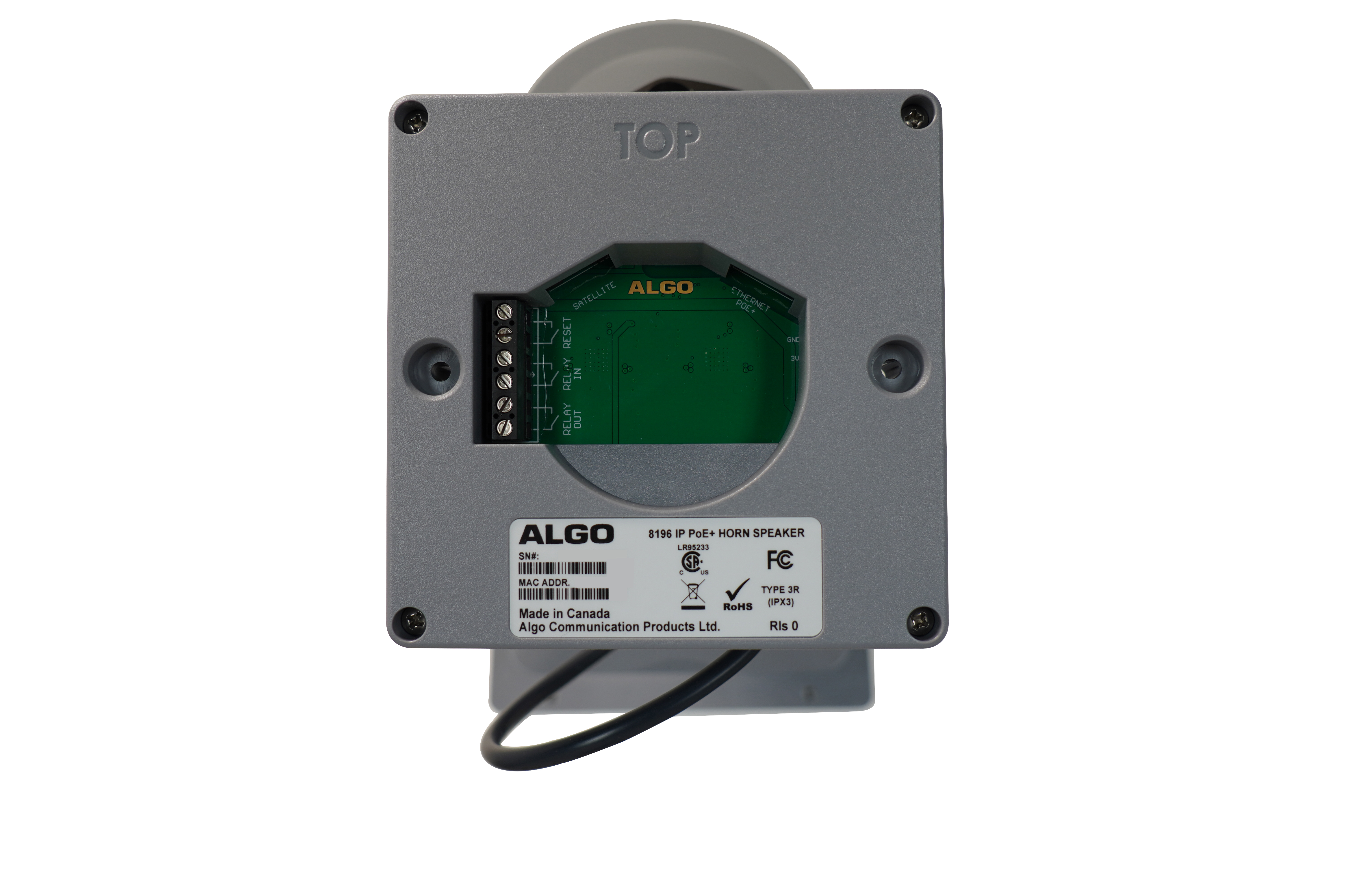ALGO 8196-IC IP/IC PoE+ HORN SPEAKER - INFORMACAST