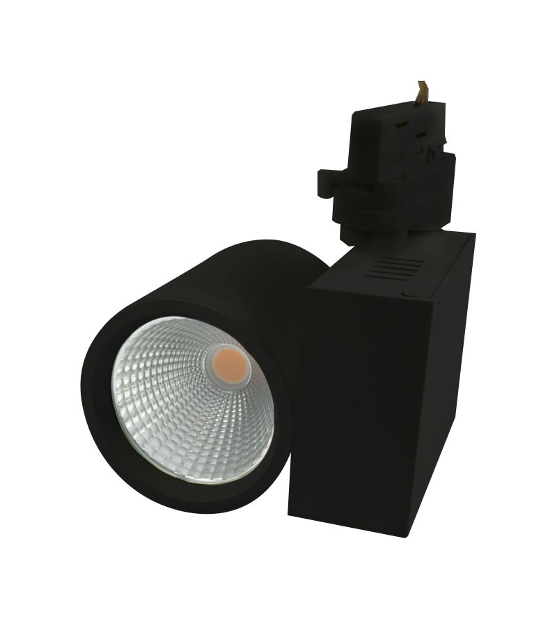 Synergy 21 LED Track-Serie FüR Stromschiene VLA-Serie 30W, 45°, Ww, CRI 90 Black