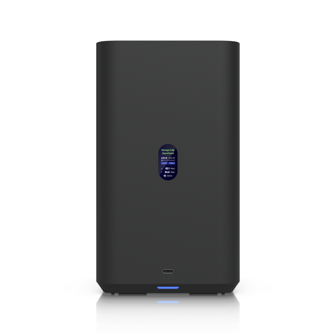 Ubiquiti UniFi NAS System UNAS 2 • 2x 3.5" HDD • 1x 2.5GbE • 1x 5 Gbit/s USB-C • black • UNAS-2-B