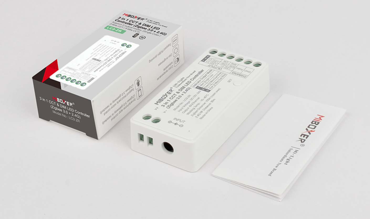 MiBoxer LC3-ZR CCT & Dimm LED Controller mit Zigbee 3.0 + 2,4GHz
