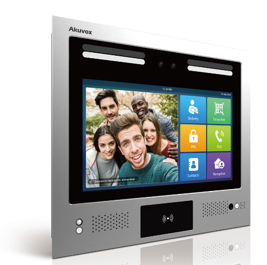 Akuvox TFE X916 Android Door Phone With Starlight Camera FLUSH MOUNT /Unterputzkasten