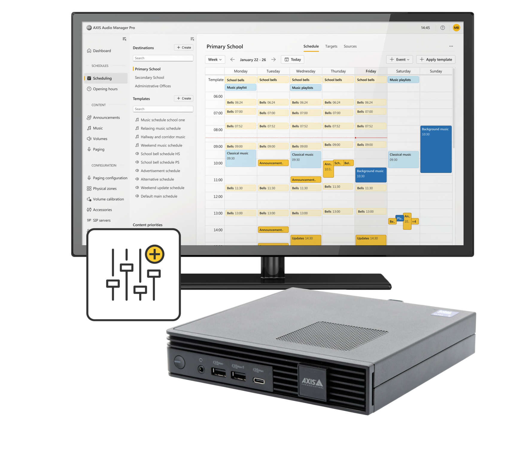 AXIS Audio Manager Pro C7110