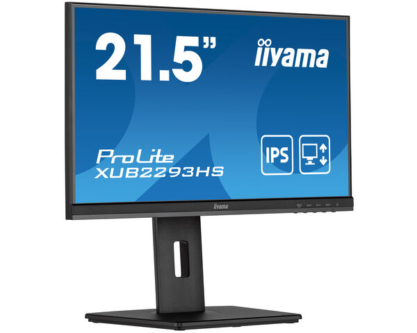 iiyama ProLite XUB2293HS-B5 computer monitor 54.6 cm (21.5") 1920 x 1080 pixels Full HD LED Black