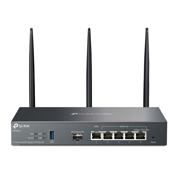 TP-Link - ER706W - Omada AX3000 Gigabit VPN Router TP-Link - ER706W - Omada AX3000 Gigabit VPN Router