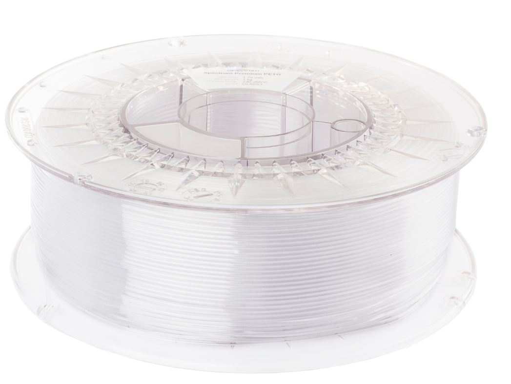 Spectrum Filaments PET-G Premium 1.75mm Polyethylene Terephthalate Glycol (PETG) Transparent 1 kg