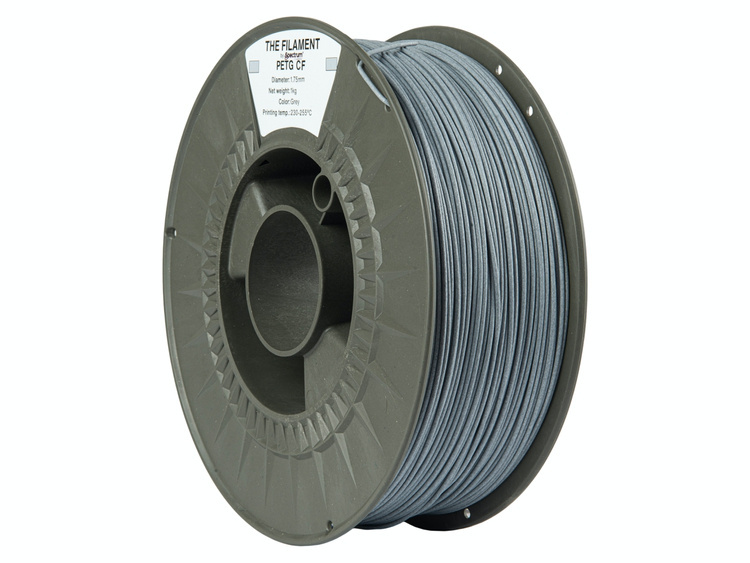 Spectrum Filaments TF-24112 3D printing material Polyethylene terephthalate glycol-carbon fiber (PETG-CF) Grey 1 kg