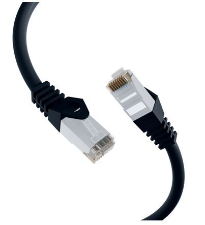 EFB RJ45 Patchkabel Cat.6 U/UTP LSZH CCA Black 5m