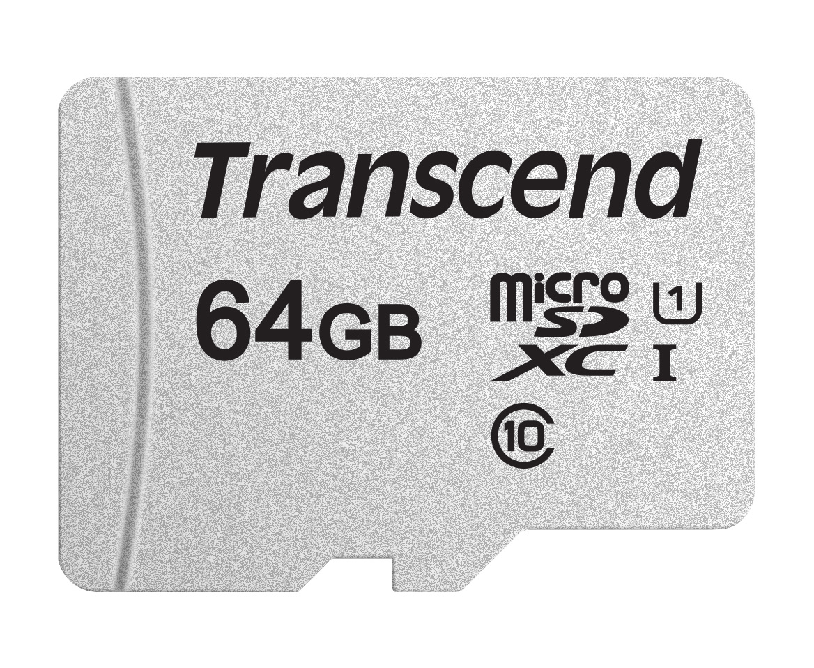 Flash SecureDigitalCard (microSD)  64GB - Transcend 300S