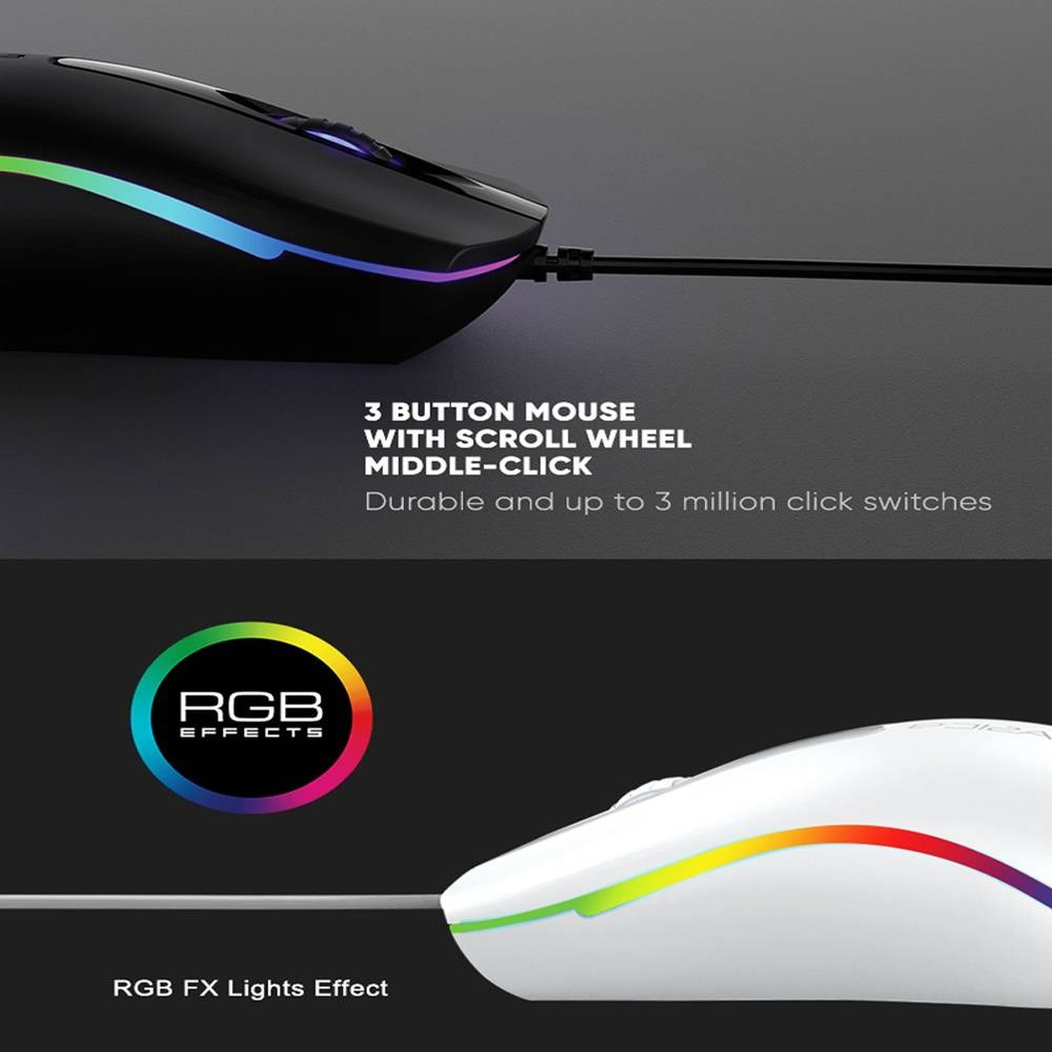 Alcatroz ASIC 9 RGB Hi-Definition USB Wired Mouse