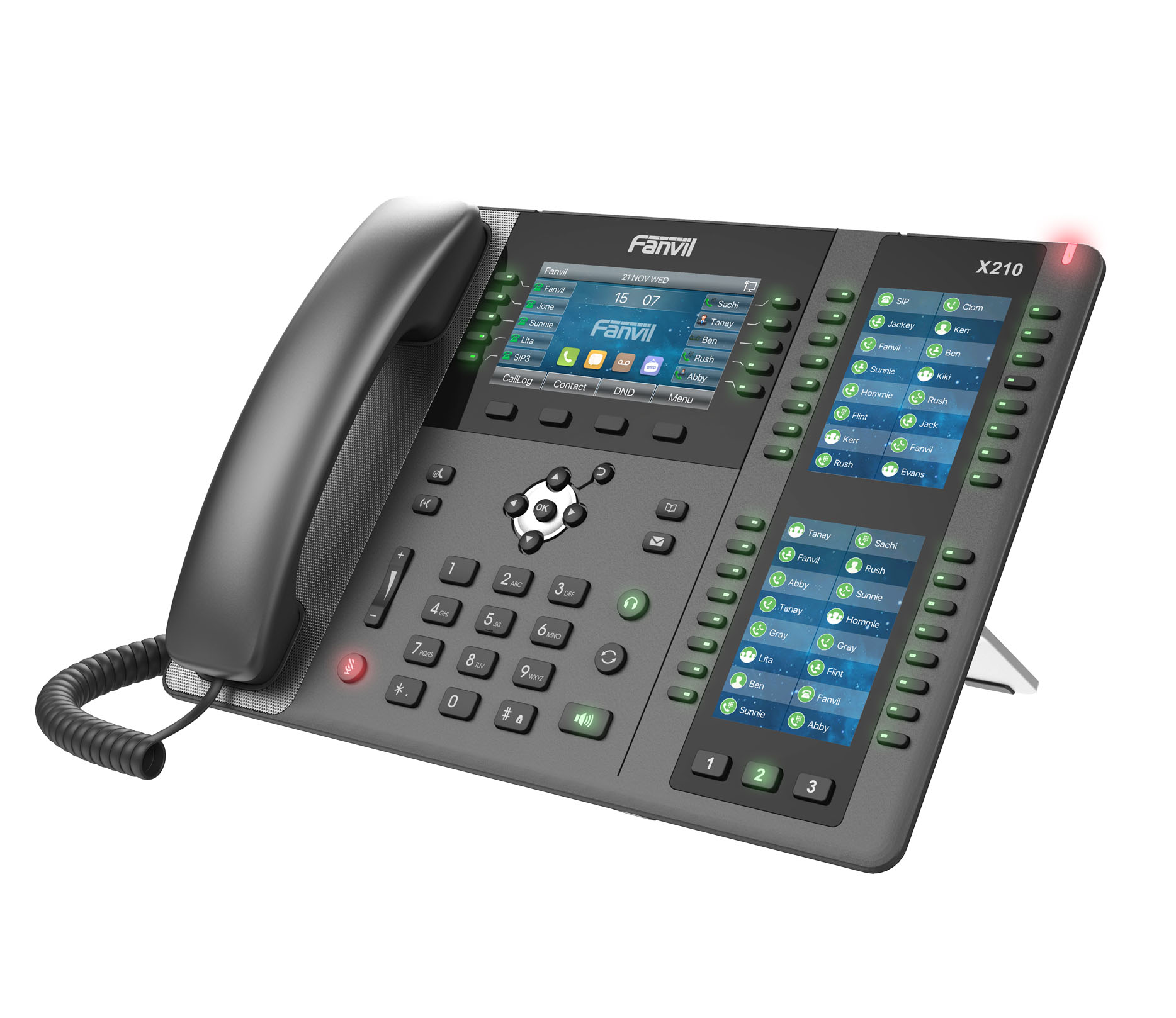 Fanvil X210, -High-end enterprise desktop phone  / SIP / POE / Gigabit / USB-Port / Bluetooth