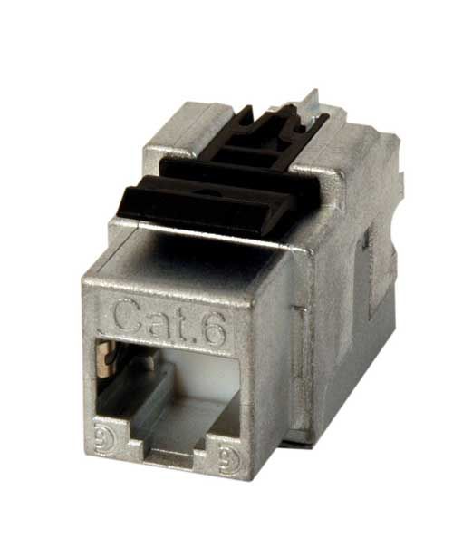 TelegäRtner Modul, AMJ, CAT6A, TP/LSA, Snap-In, 2-Pack, T568A, (Keystone)